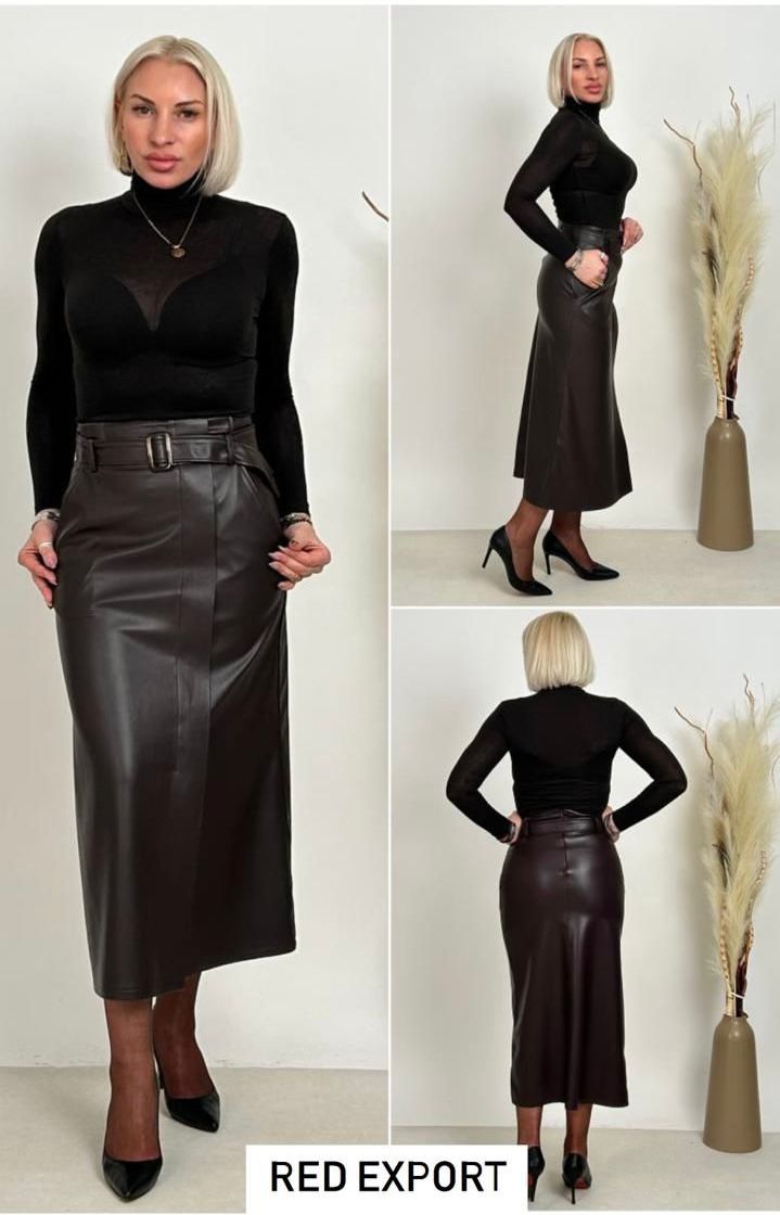 Style 4221 | Leather Skirt