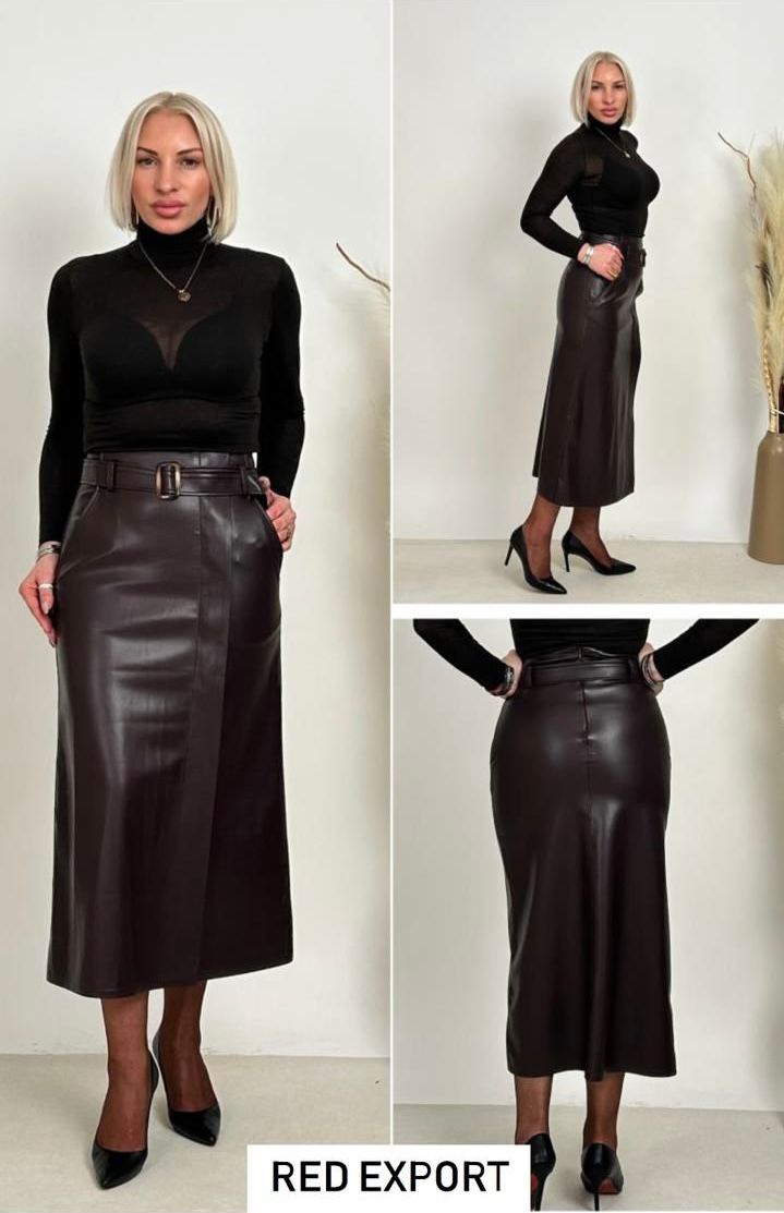 Style 4221 | Leather Skirt