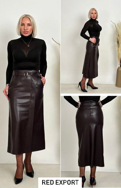 Style 4221 | Leather Skirt