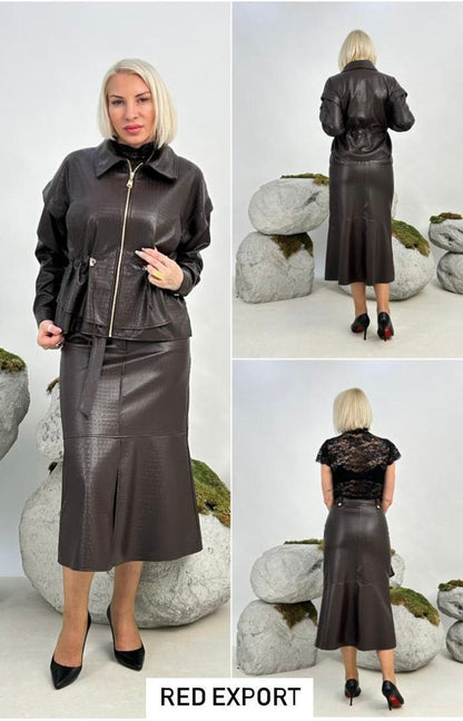 Style 4621 | Leather Coat