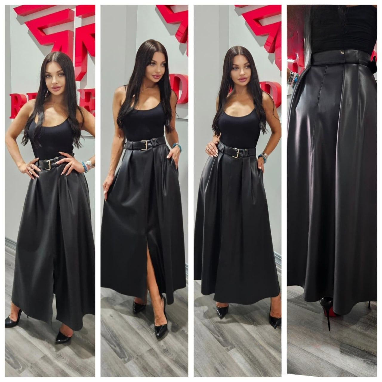 Style 4644 | Leather Skirt