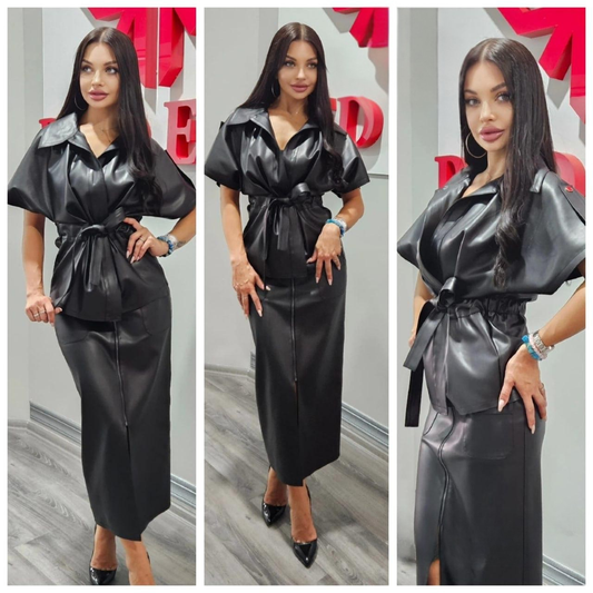 Style 4533 | Leather Coat
