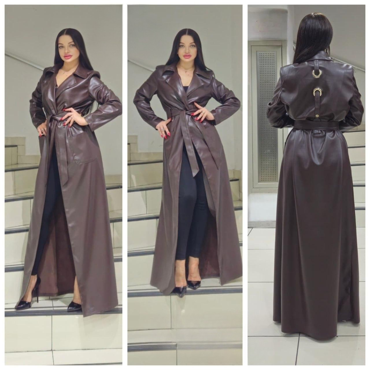 Style 4409 | Leather Trenchcoat